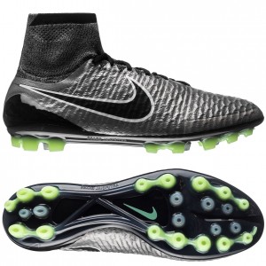 Nike Magista Obra AG Sølv-Sort fodboldstøvler