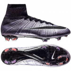 Nike Mercurial Superfly FG Lilla-Sort fodboldstøvler