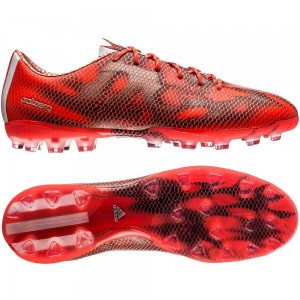 adidas F50 Adizero AG Rød:Hvid:Sort - fodboldstøvler