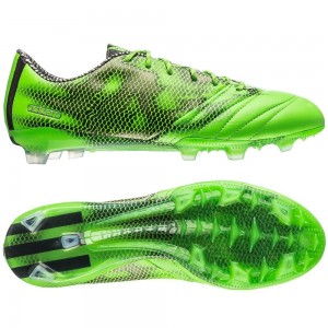 adidas F50 Adizero Skind FG Grøn:Sort:Hvid - fodboldstøvler