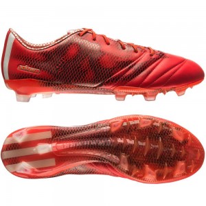 adidas F50 Adizero Skind FG Rød:Hvid:Sort - fodboldstøvler