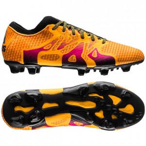 adidas X 15+ Primeknit FG-AG Gul-Orange-Pink fodboldstøvler
