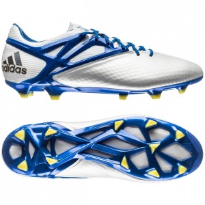 Adidas Messi 15.1 FG-AG Hvid-Blå fodboldstøvler
