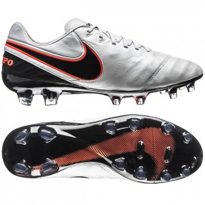 Nike Tiempo Legend 6 FG Hvid-Sort-Orange fodboldstøvler
