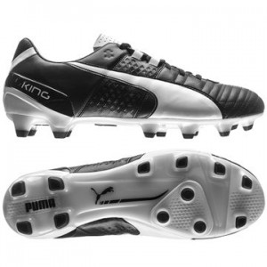 Puma King II FG Sort-Hvid fodboldstøvler