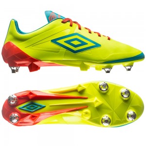 Umbro Velocita Pro SG Gul-Blå fodboldstøvler
