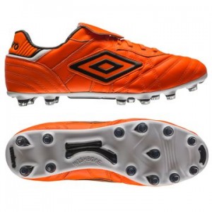 Umbro Speciali Eternal Pro HG Orange-Sort-Hvid fodboldstøvler
