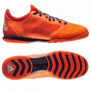 Adidas X 15.1 Court IN Orange-Sort indendørs fodboldsko