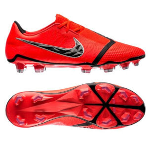 Nike-Phantom-Venom-fodboldstøvler-rød-sort