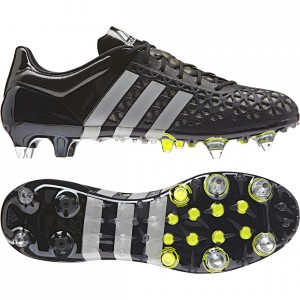 Adidas Ace 15.1 SG sort-grå fodboldstøvler