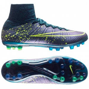 Nike Mercurial Superfly AG Blå-Sort-Neon