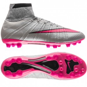 Nike Mercurial Superfly AG Grå:Pink:Sort fodboldstøvler