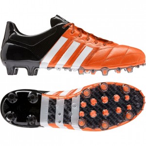 adidas Ace 15.1 Skind FG-AG Orange-Hvid-Sort
