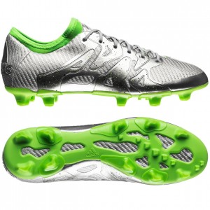 adidas X 15.1 FG-AG Sølv-Grøn fodboldstøvler