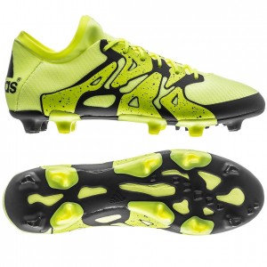 adidas - X 15.1 FG:AG Gul:Sort - fodboldstøvler