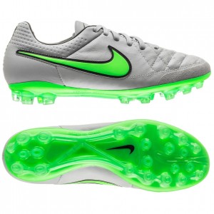 Nike Tiempo Legend V ACC AG Grå:Grøn