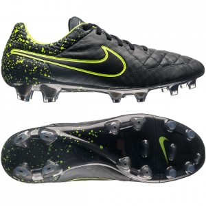 Nike Tiempo Legend V FG Sort-Neon