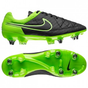 Nike Tiempo Legend V SG-PRO Sort-Grøn fodboldstøvler