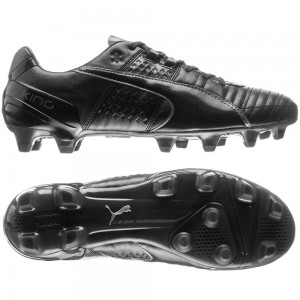 Puma King II FG Sort:Sølv