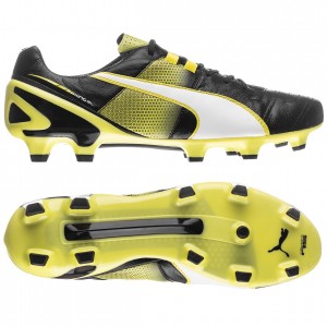 Puma King II SL FG Sort-Hvid-Gul