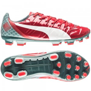 Puma evoPOWER 1.2 Graphic AG Rød:Hvid:Grøn