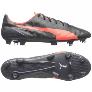 Puma evoSPEED SL FG Navy-Orange-Hvid