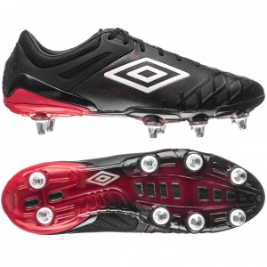 Umbro UX 2.0 Pro SG Sort-Rød fodboldstøvler
